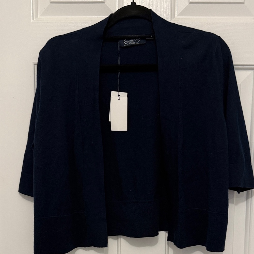 Magaschoni Midnight Blue Cardigan
